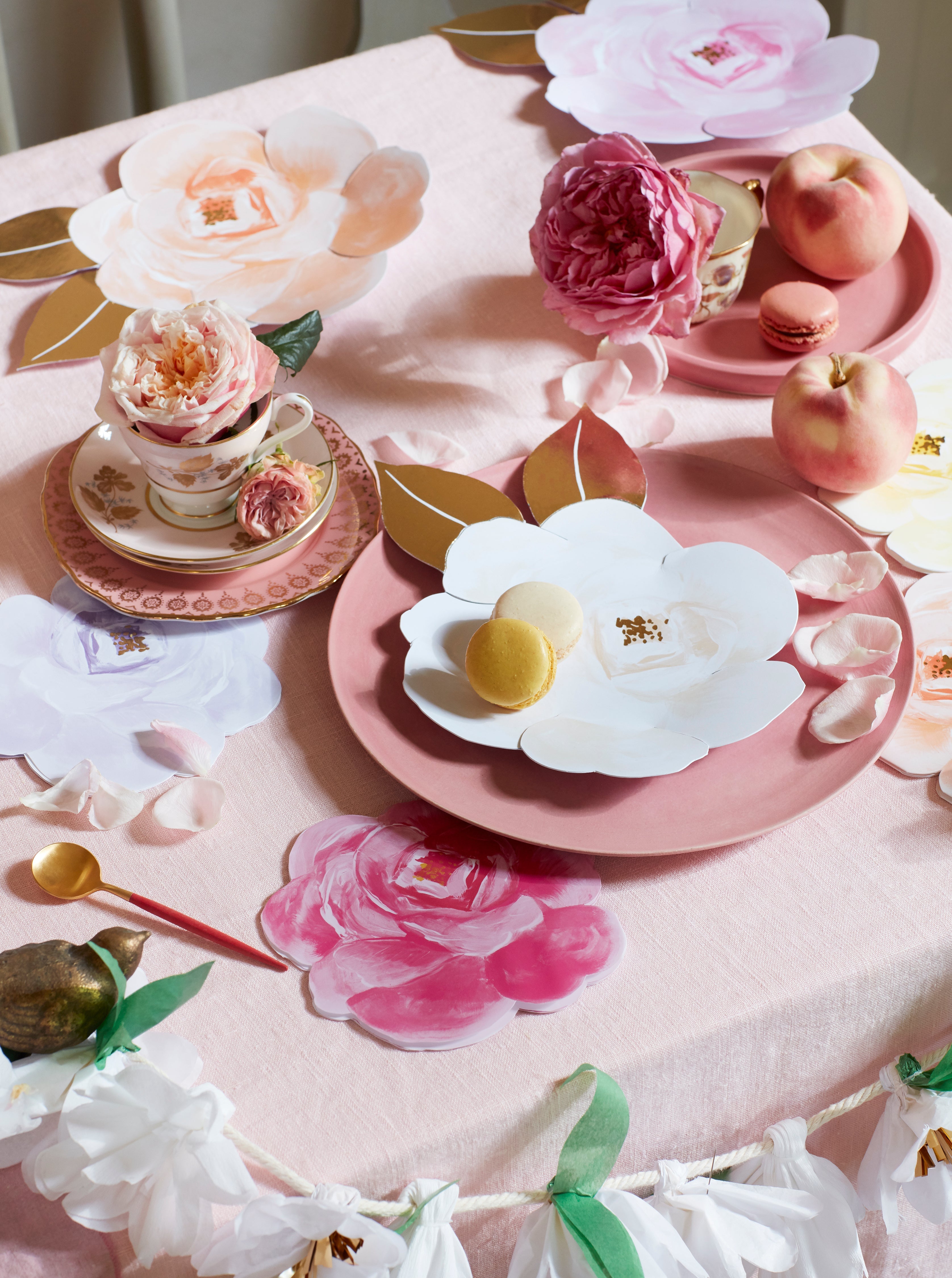 Spring Showers Bring May Flowers! Find everything to throw a gorgeous spring gathering, from tea party to bridal shower, Oh So Fancy Party has all the floral tableware, garlands, and decorations you need.