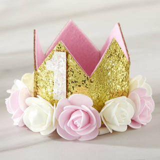 1st Birthday Crown Decoration Set - Oh So Fancy Party