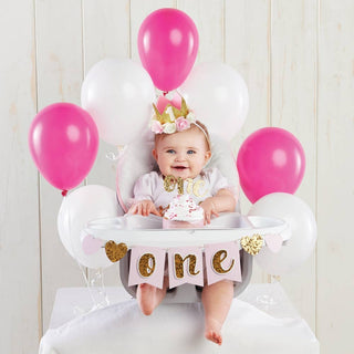 1st Birthday Crown Decoration Set - Oh So Fancy Party