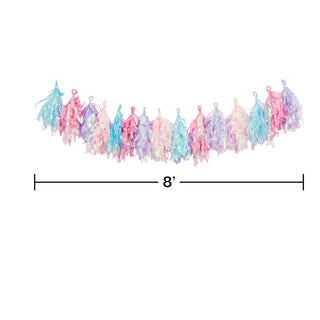 Iridescent Pastels Tassel Garland