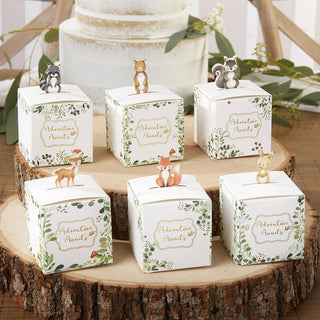 Woodland Baby Favor Boxes