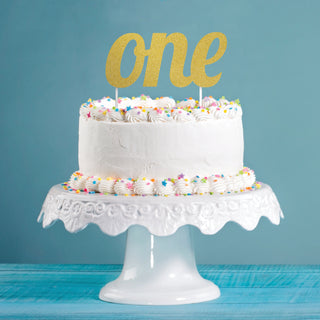 One Cake Topper