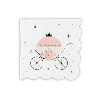 Princess Carriage Napkins | Oh So Fancy Party