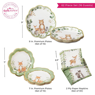 Woodland Baby Plates