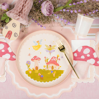 Magical Fairy Garden Dinner Plates - Enchanted Party Decorations