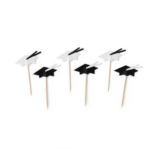 Graduation Cupcake Toppers (set of 16) / Graduate Cupcake Topper / Graduation Cap / Graduation Cap Cupcake Toppers / Class of 2025
