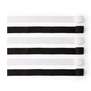 Black and White Streamers / Graduation Decor / Halloween Decor / Birthday Party Streamers / Party Streamers / Anniversary Party Streamers