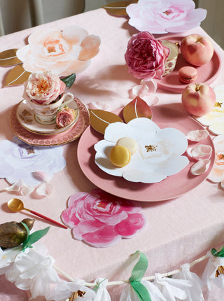 White Rose Plates