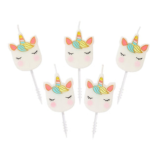 Unicorn Face Candles