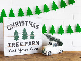 Felt Christmas Tree Garland