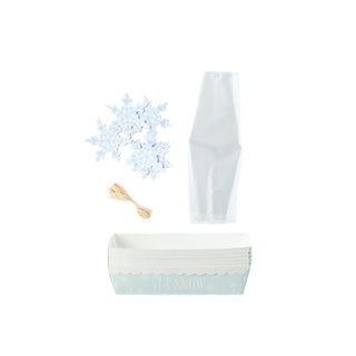 Snowflake Paper Loaf Pans
