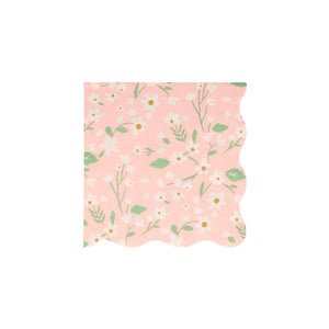 Ditsy Floral Small Napkins / Daisy Paper Napkins / Garden Party Napkins / Tea Party / Bridal Shower Napkin / Floral Napkin / Daisy Napkin