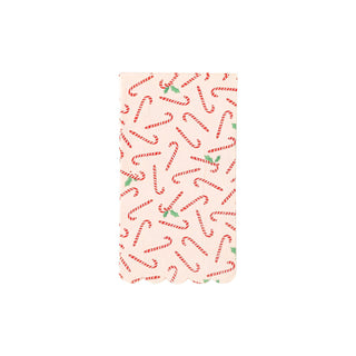 Candy Cane Guest Towel Napkin / Candy Cane Napkins / Candy Cane / Christmas Napkin / Christmas Tableware / Cookie Exchange Napkins