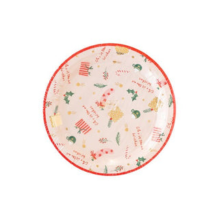 Christmas Wishes Plate / Whimsical Christmas Icons / Whimsical Christmas Plate / Holiday Plates / Christmas Wishes Plate