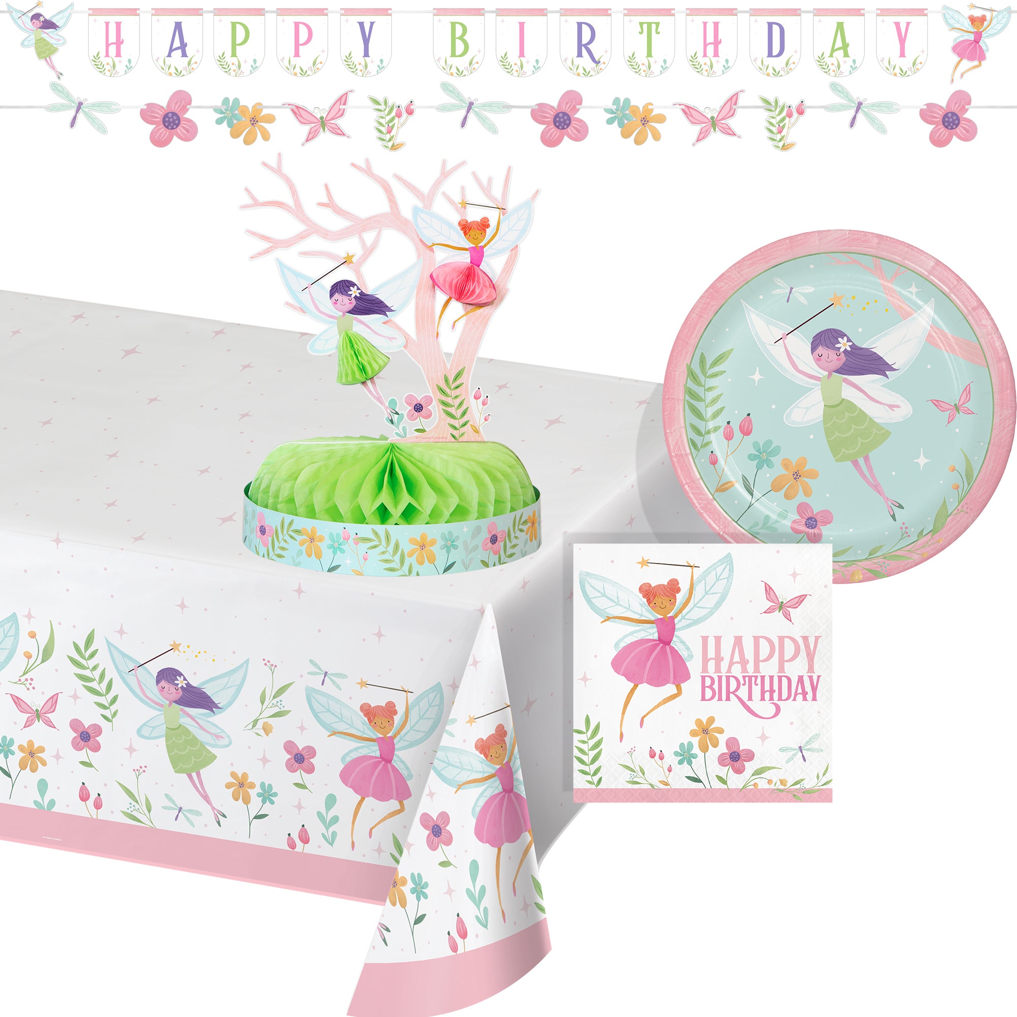 Fairy Party Supplies & Decorations - Magical Fairies Collection