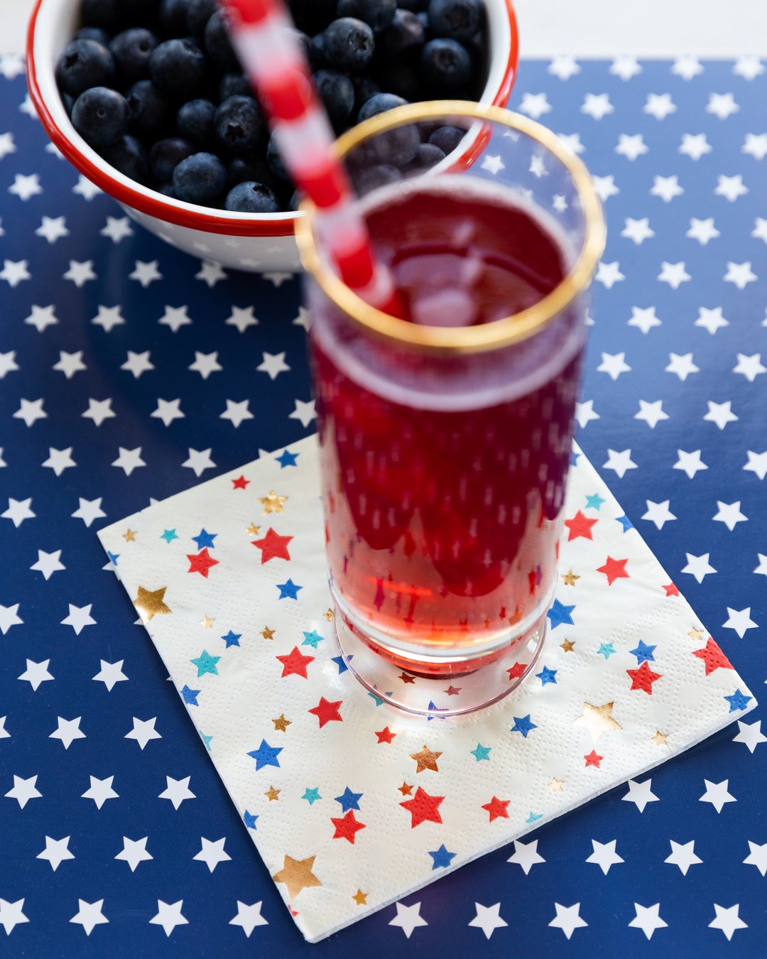 Patriotic Napkins for your 4th of July Party curated by Oh So Fancy Party