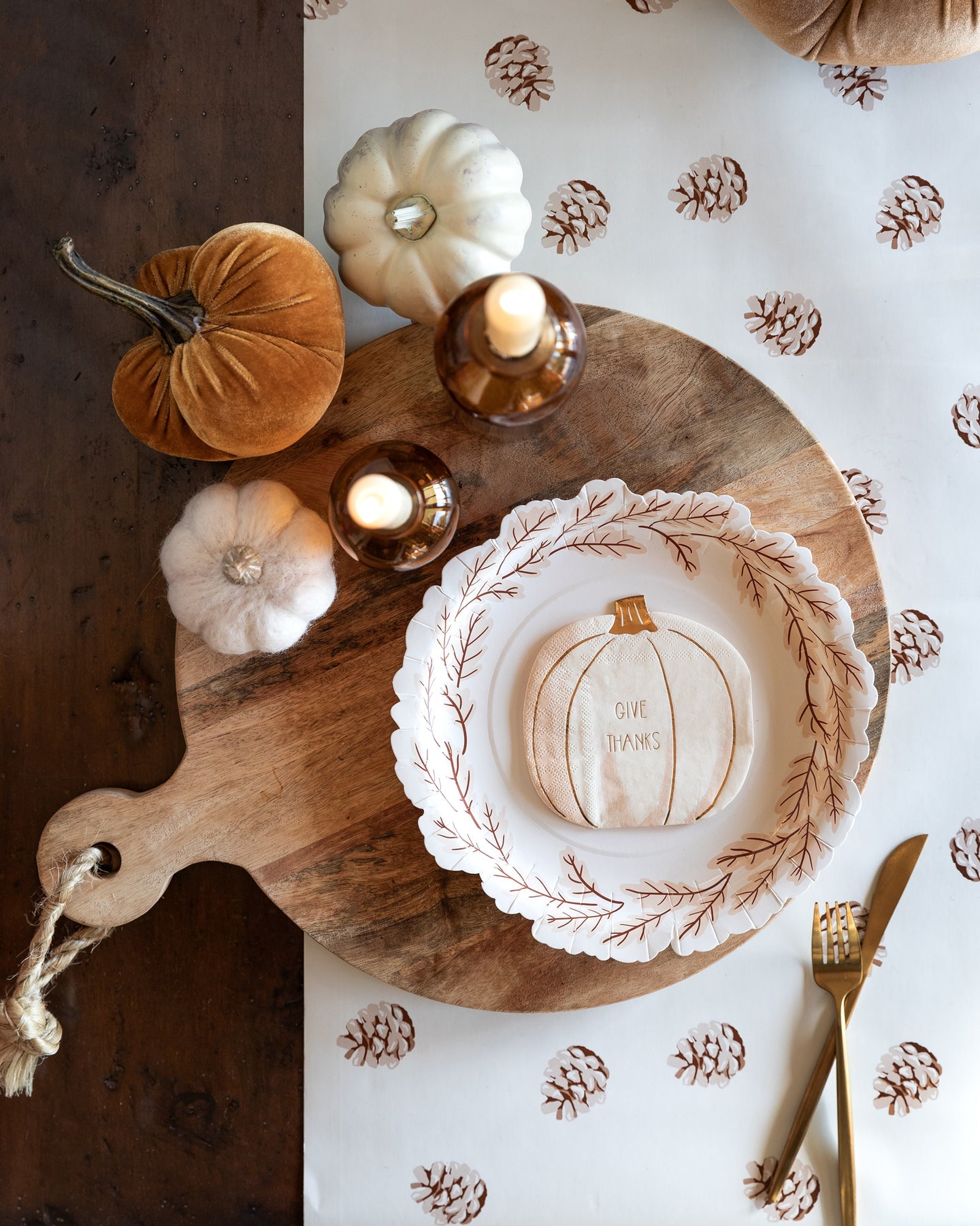 Set your Friendsgiving or Thanksgiving table with any of these warm harvest napkins.