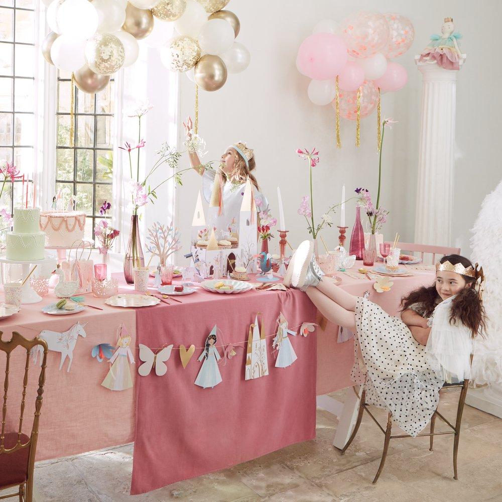 From unicorns, mermaids, and princess themes to stylish rose gold and florals, we carry the birthday supplies to create a fancy party for everyone to adore.
