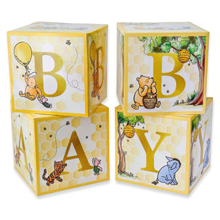 Winnie-the-Pooh Bear Baby Block Boxes