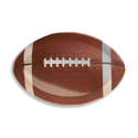 Football Shaped Serving Tray
