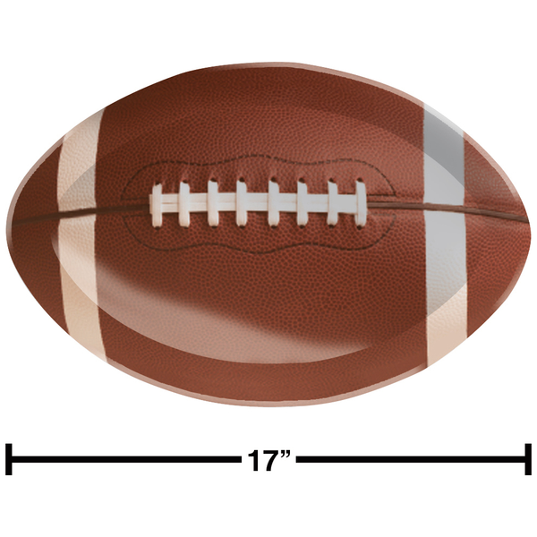 Football Shaped Serving Tray