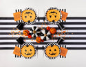 Orange Jack-O-Lantern Small Plates (Set of 8)