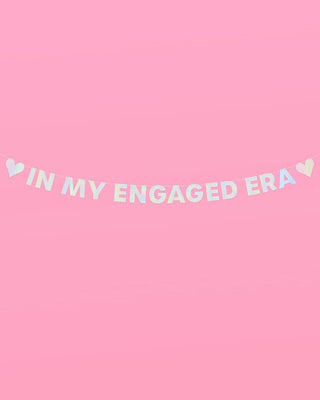 Engaged Era Banner - Iridescent foil banner