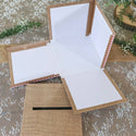 Rustic Elegance Wedding and Party Card Box - Burlap and Lace