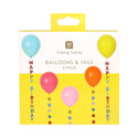 Birthday Brights Balloons With Star and Happy Birthday Tails