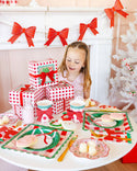 Plaid Cup with Bow - Holiday Christmas Party Cups