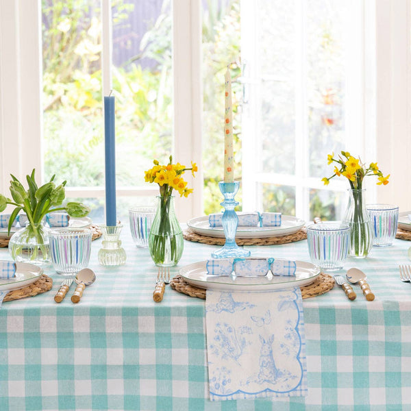 Blue & White Bunny Napkins