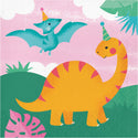 Pink Dino Party Tableware Bundle