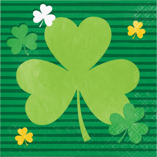 Irish Wishes Shamrock Luncheon Napkins