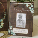 Celebration of Life Memory Funeral Guest Book and Box for Memorial Service