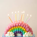 Rainbow Happy Birthday Candles | Cake Candles