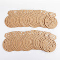 Kraft Bridal Shower Game Card - Ring Shape Set of 50