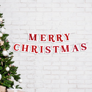 Merry Christmas Felt Letter Banner