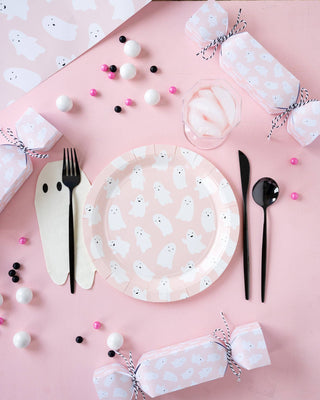 Long Ghost Shaped Paper Party Napkin