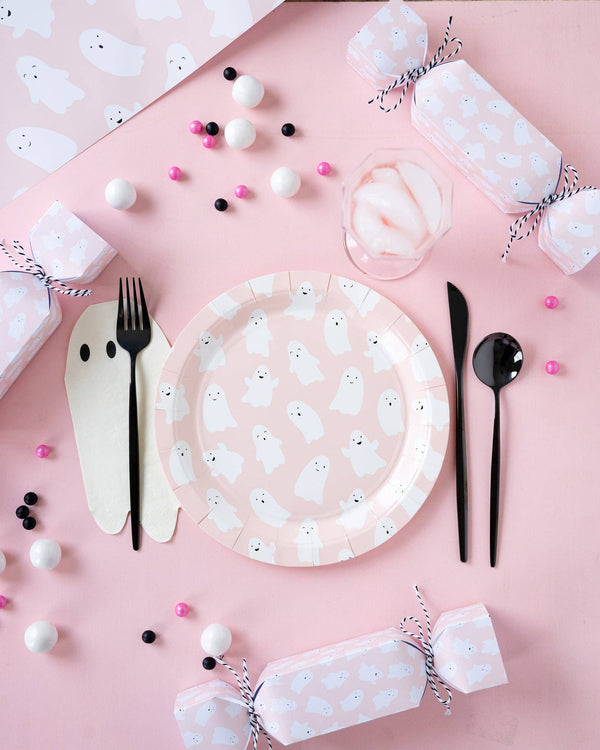 Long Ghost Shaped Paper Party Napkin