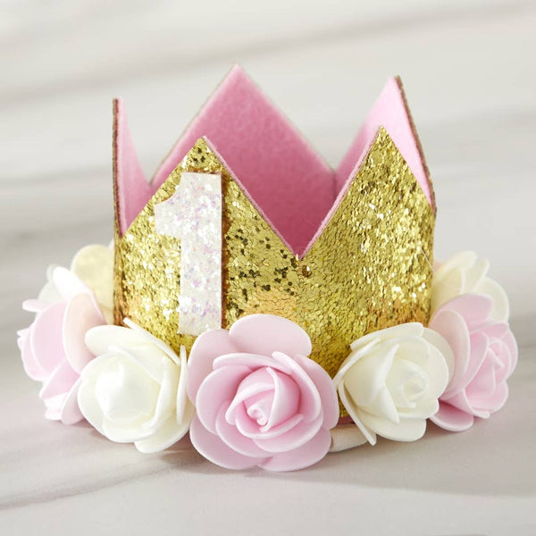 1st Birthday Crown Decoration Set - Oh So Fancy Party