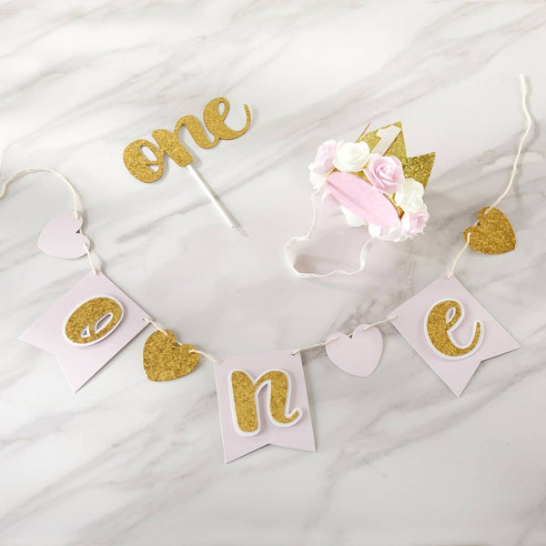 1st Birthday one Decoration Set - Oh So Fancy Party