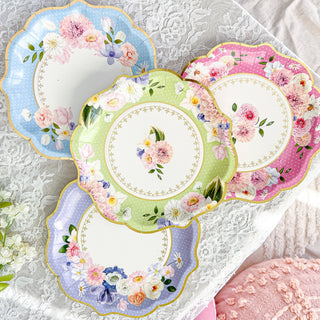 Tea Time Party 9" Premium Paper Plates