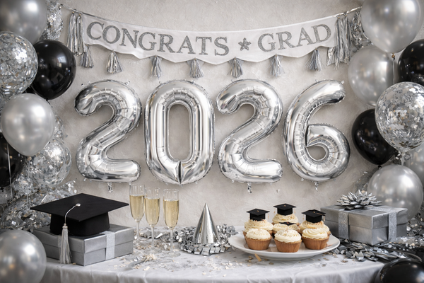 Number "0" Silver Balloon - 34"