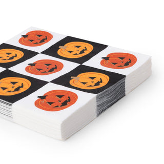 Orange Jack-O-Lantern Large Napkins (Set of 20)