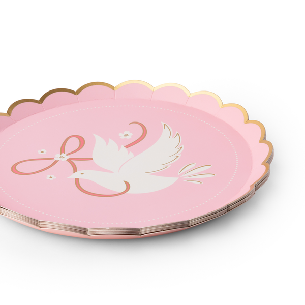 DOVE PETAL PINK SMALL PLATES