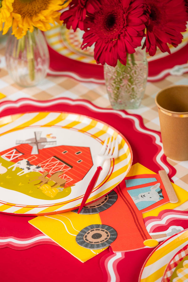 Farm Animal Party Plate
