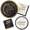 Dazzling Midnight Luncheon Napkins