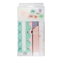 Mermaid Party Fan Set – 6 Pastel Decorations for Under-the-Sea Events