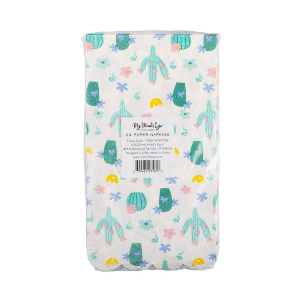 Fiesta Cactus Pattern Dinner Napkin