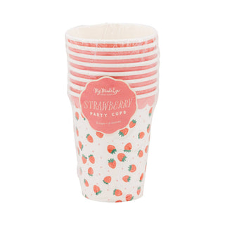 Strawberries Party Cup